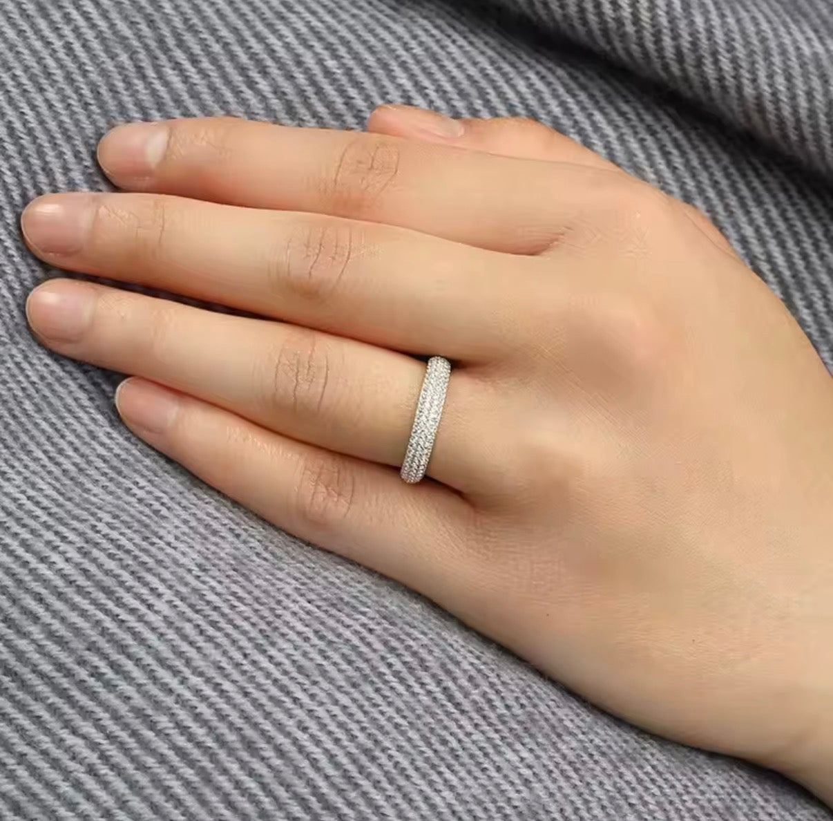 Zircon Band Ring
