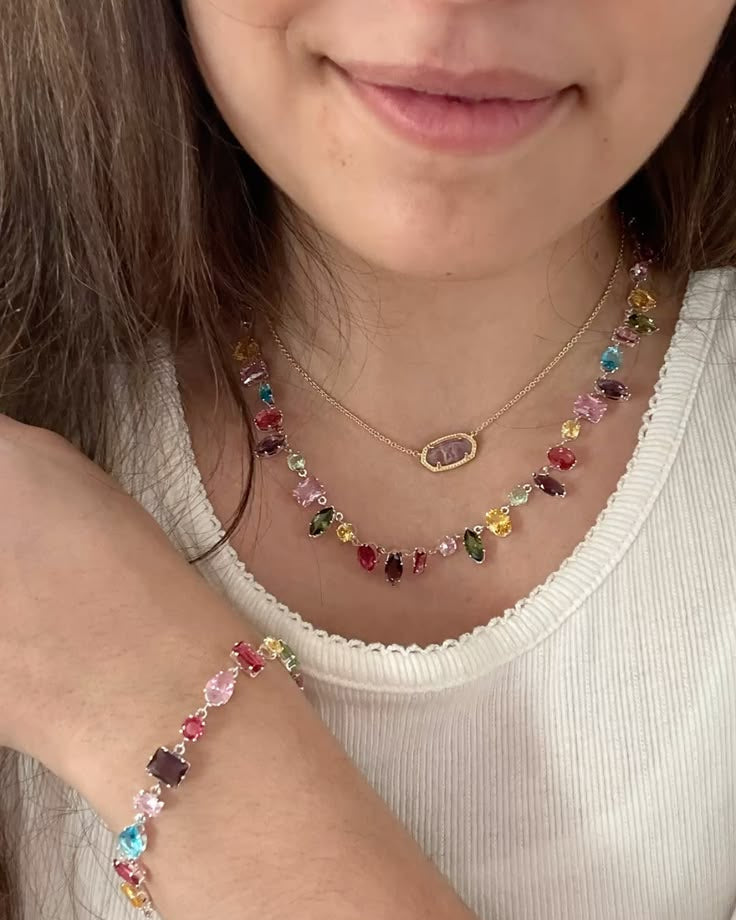 Gems Colorful Necklace