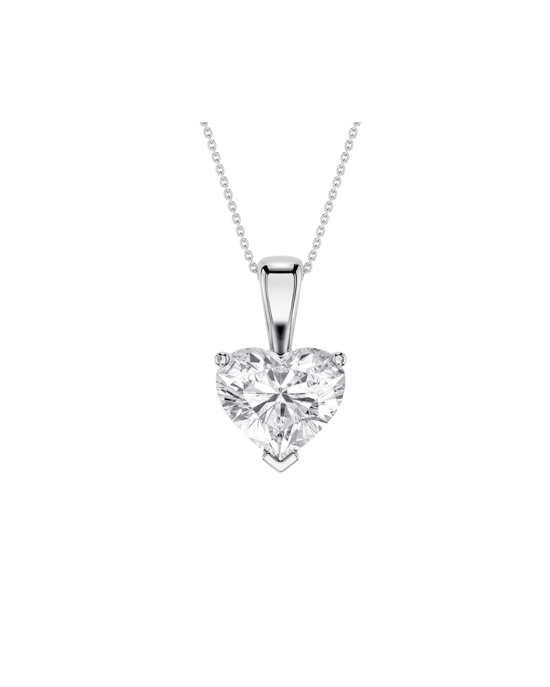 Heart Moissanite Pendant