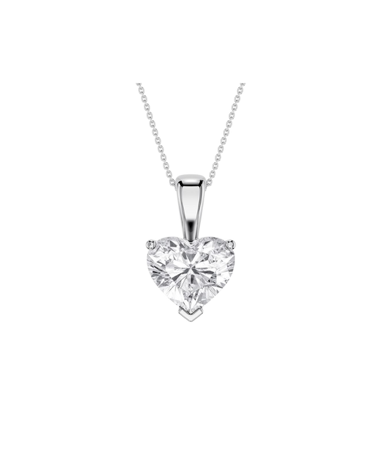 Heart Moissanite Pendant
