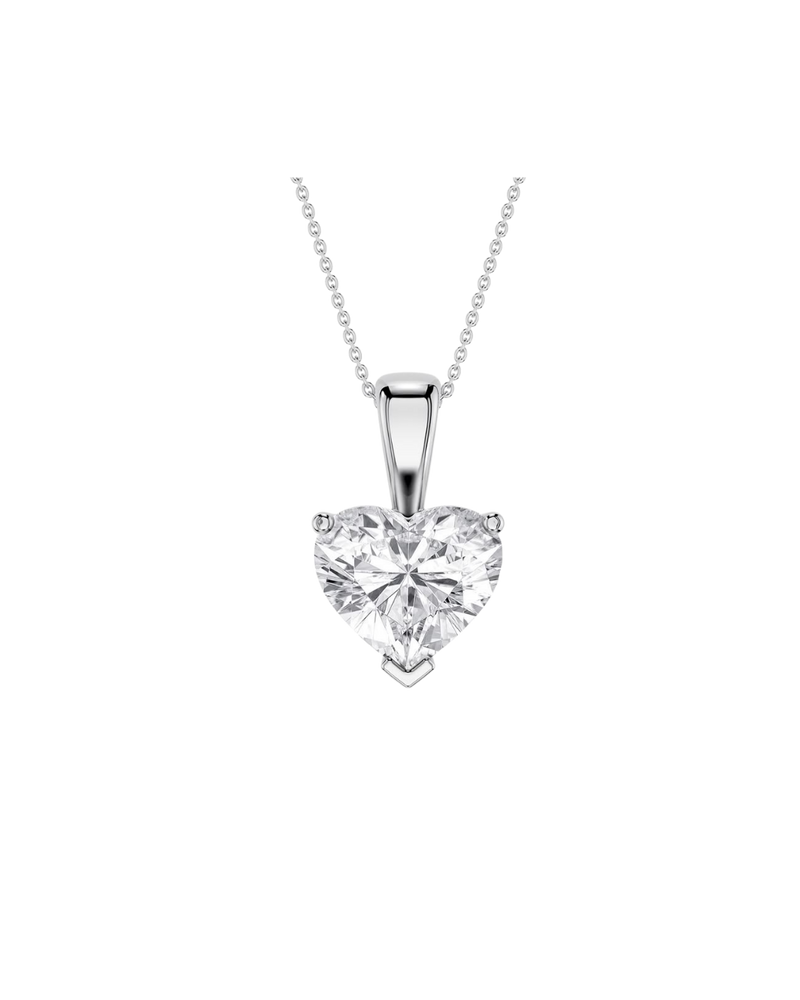 Heart Moissanite Pendant