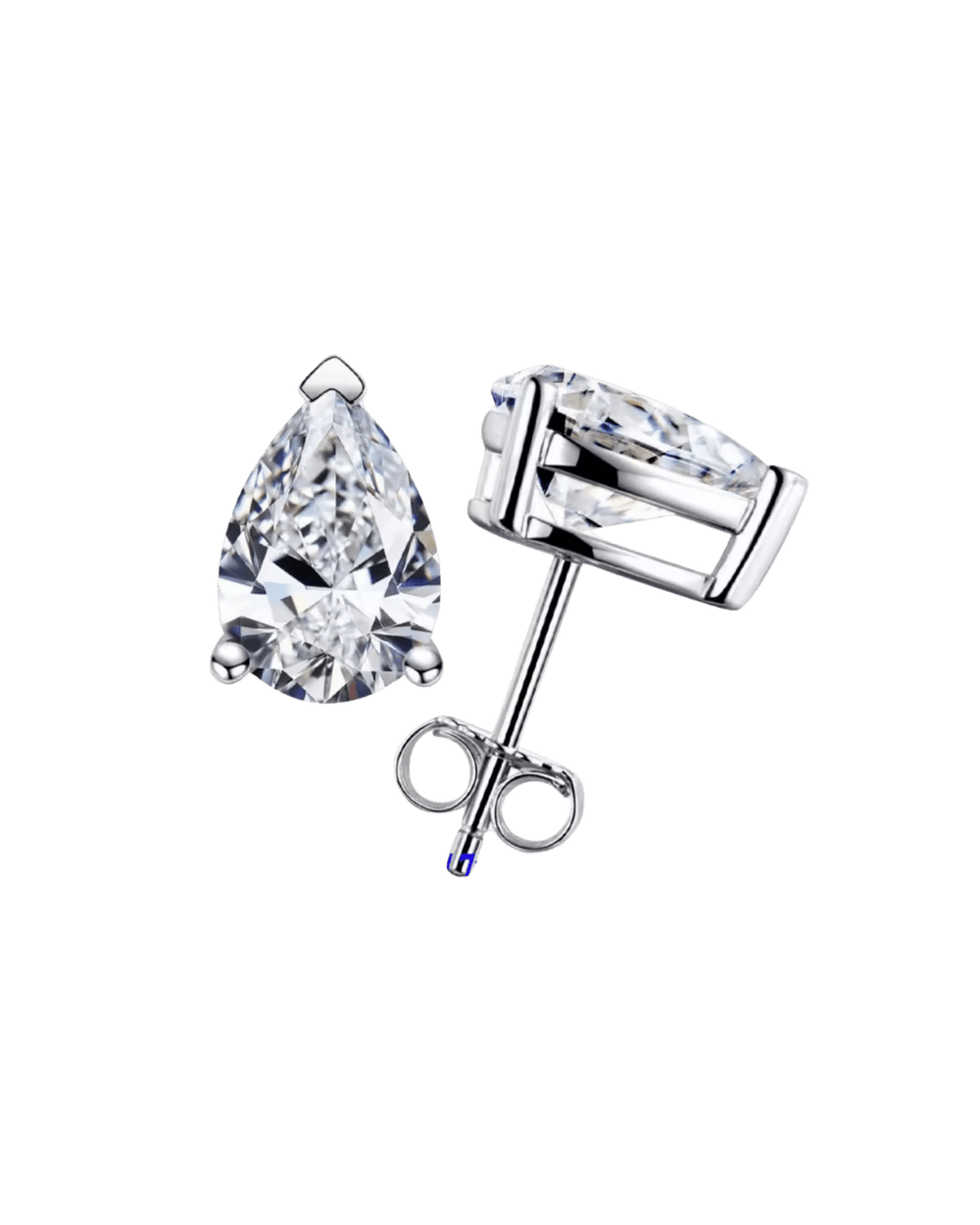 Pear Diamond Moissanite Earrings