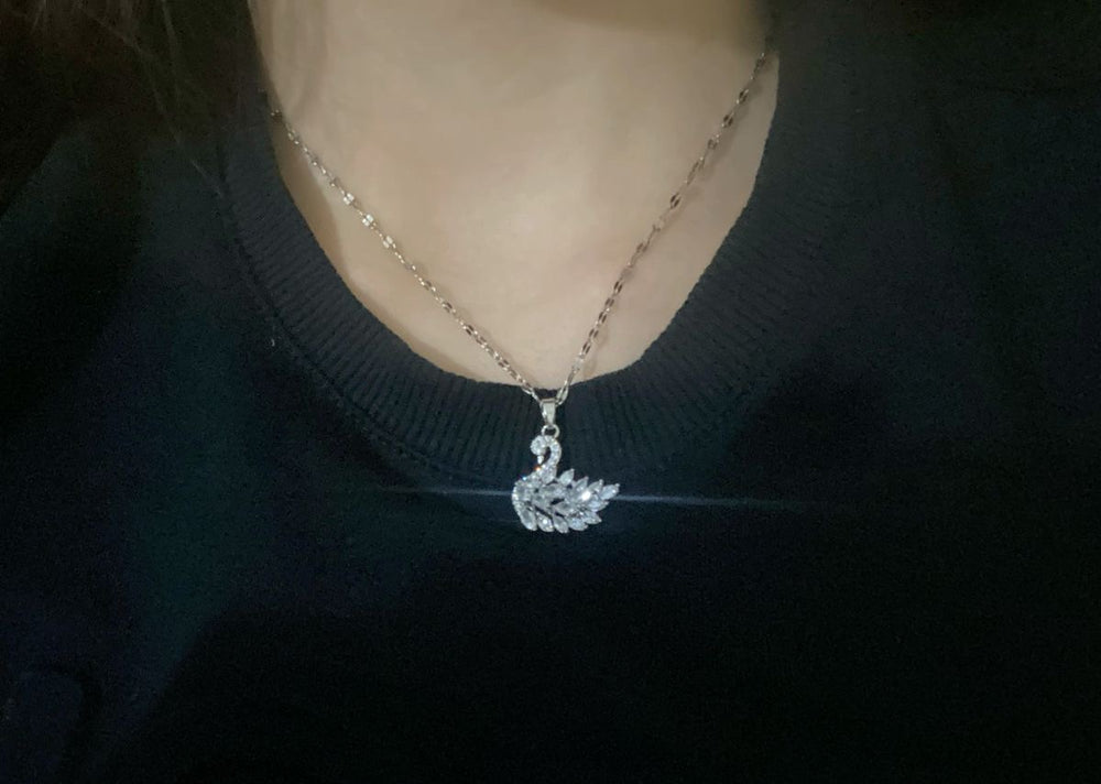 Silver Lake Swan Pendant