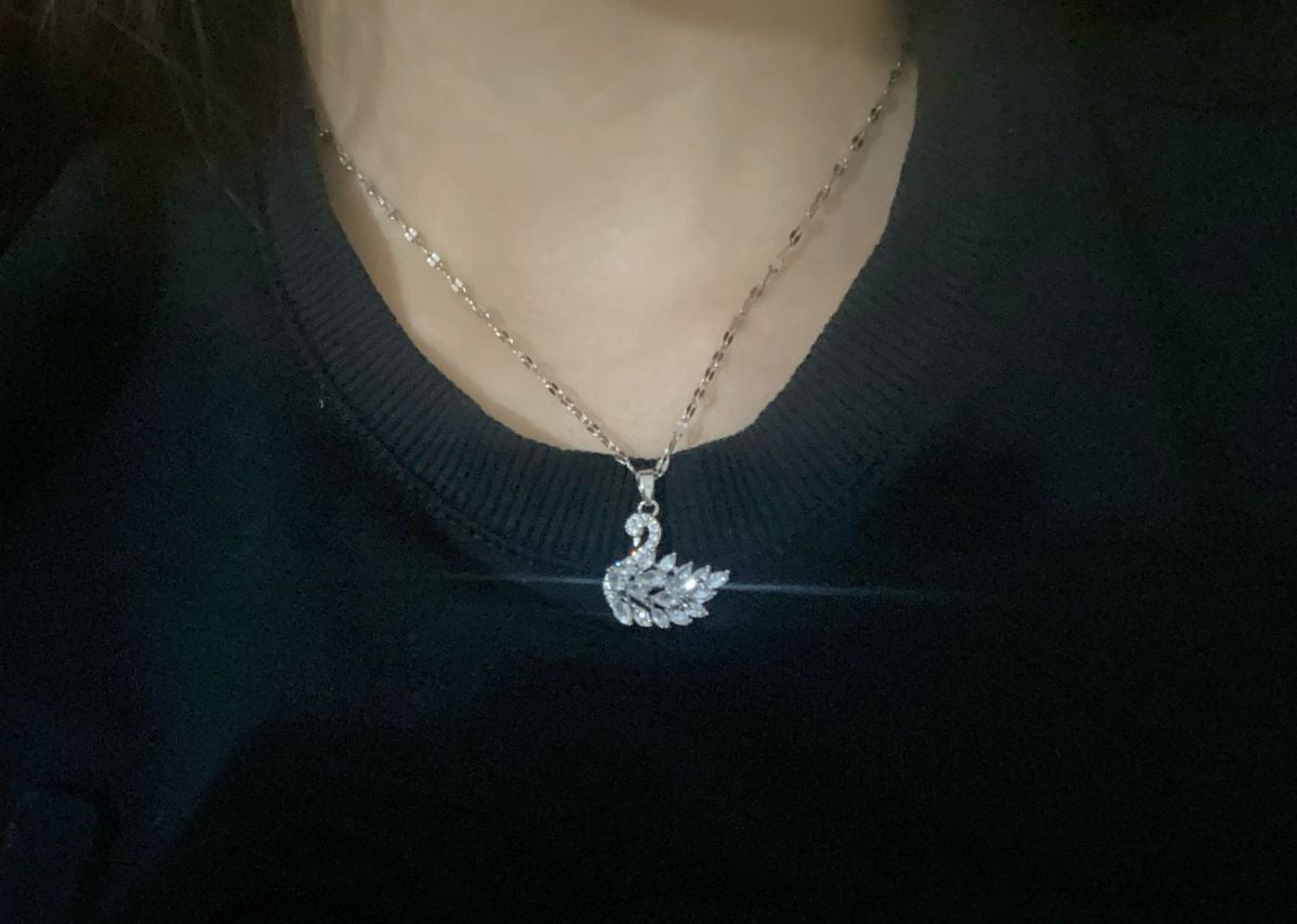 Silver Lake Swan Pendant