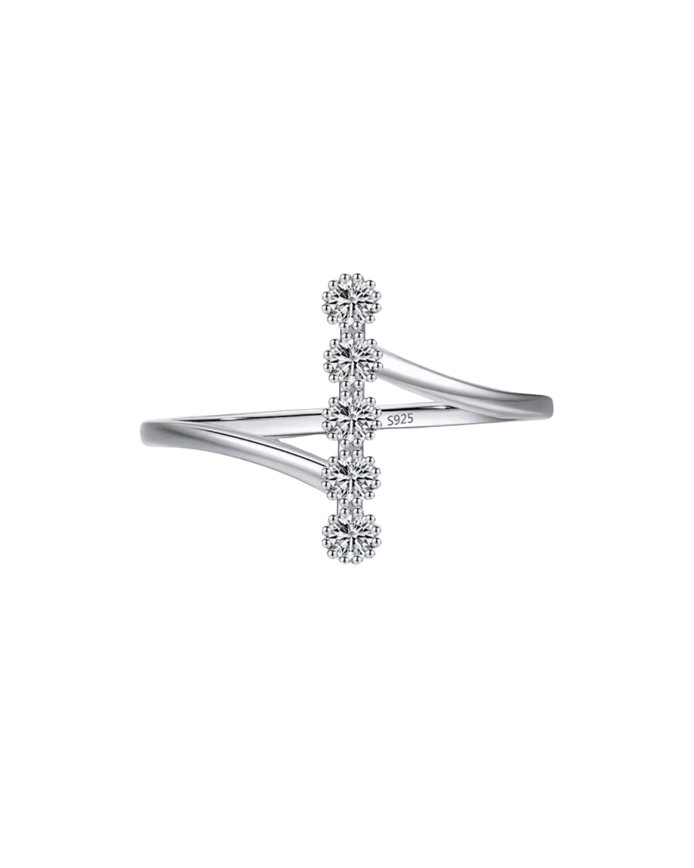 S925 Five Rounds Ring