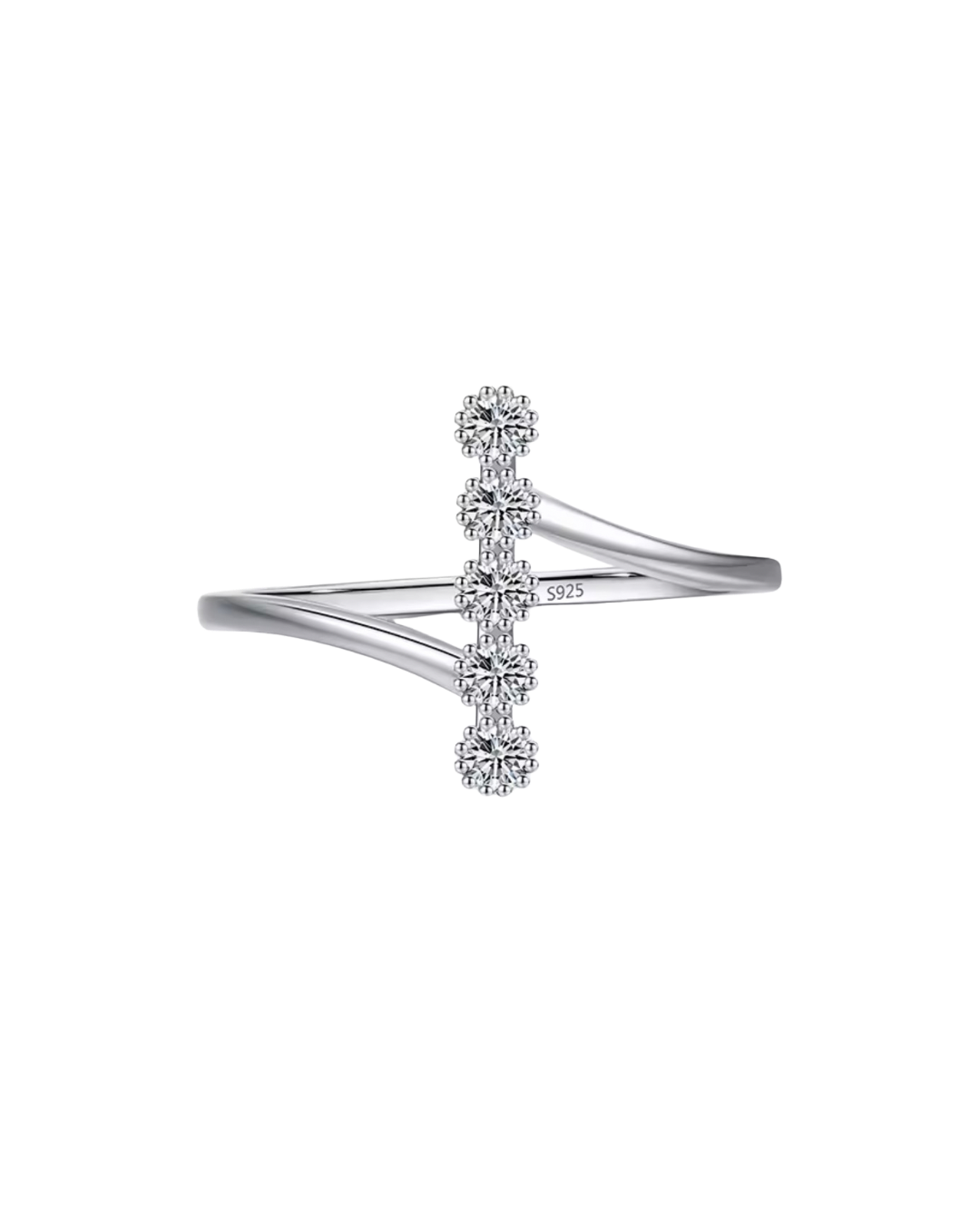 S925 Five Rounds Ring