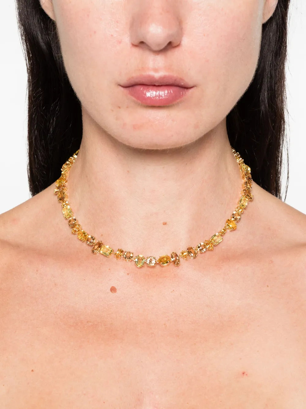 Gems Yellow Swan Necklace