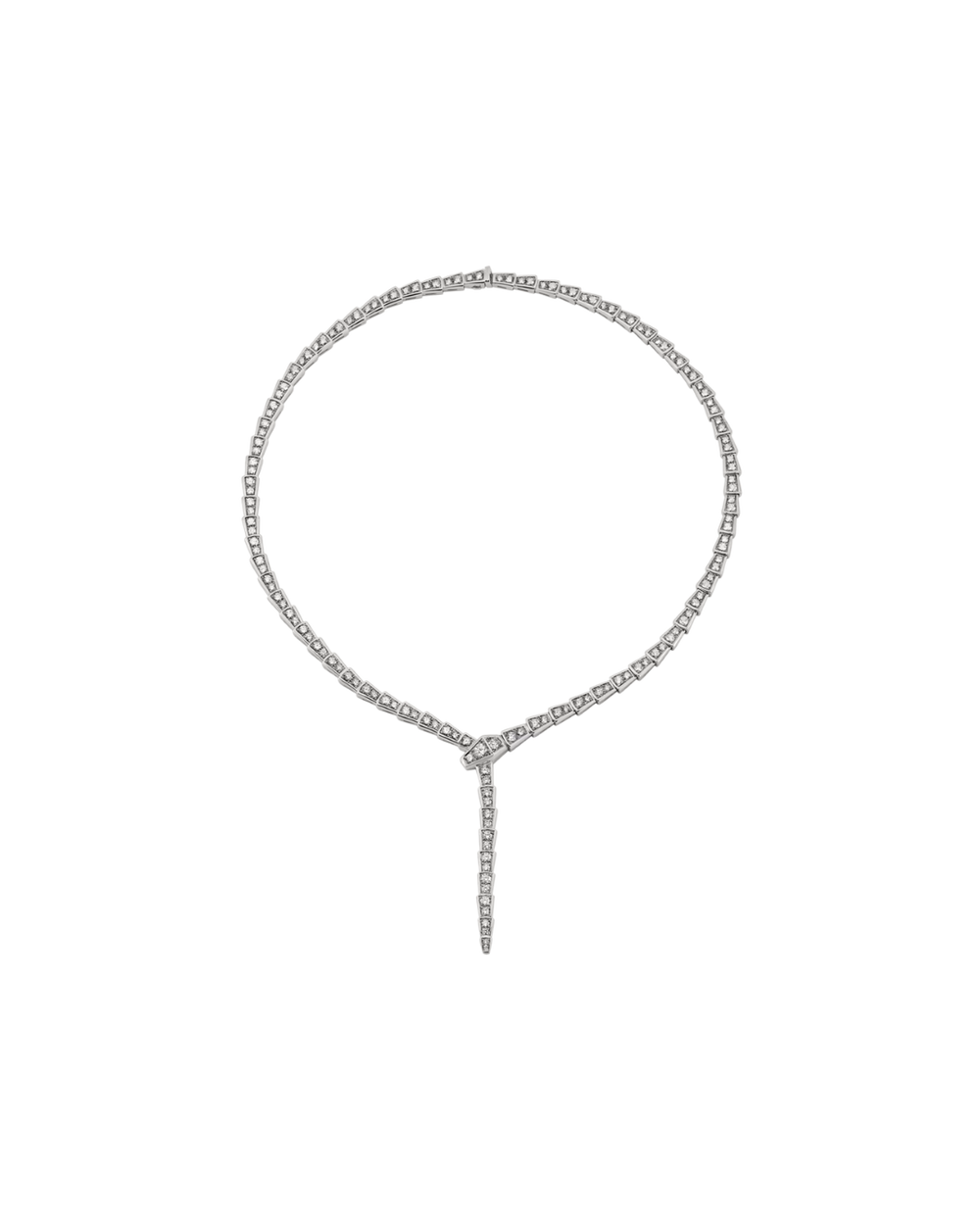 Serpenti Silver Snake Necklace