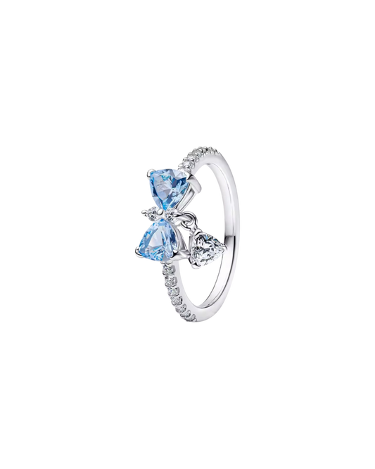 Blue Bow Ring