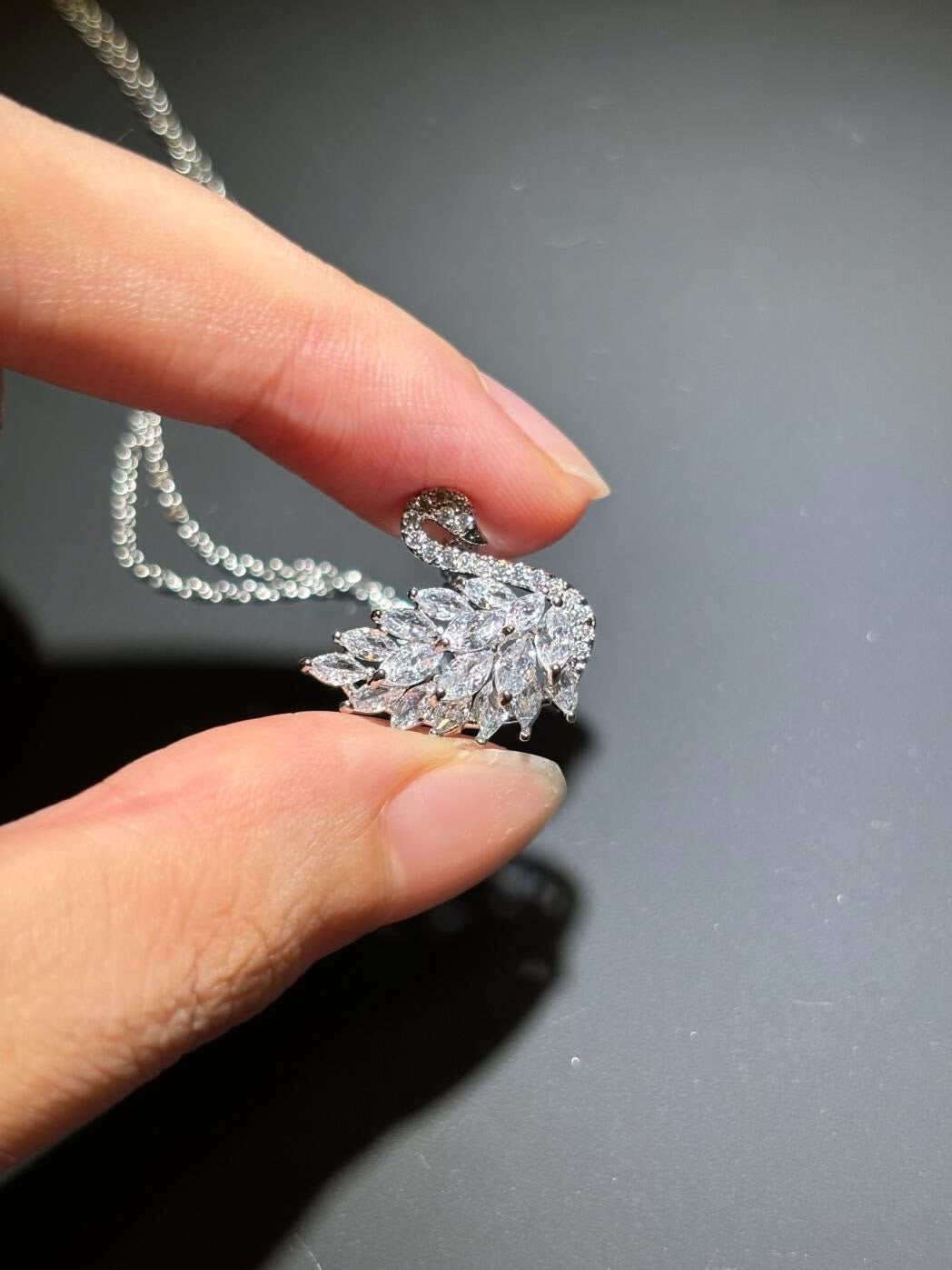 Silver Lake Swan Pendant