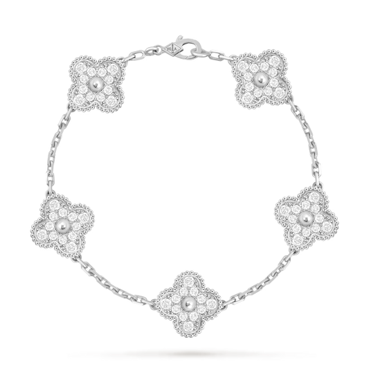 Clover Bracelet Full Zircon