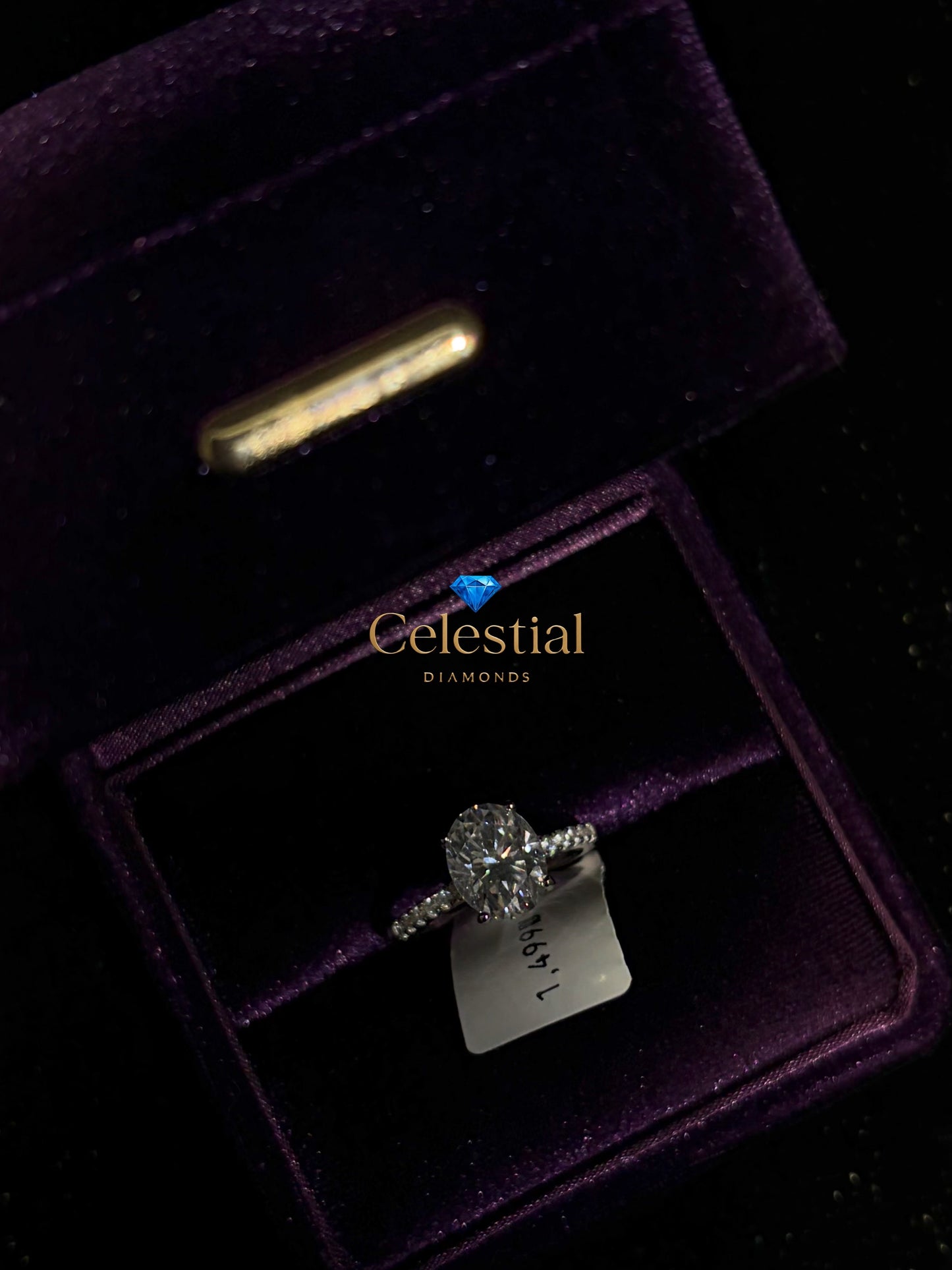 Moissanite Classic Oval Ring