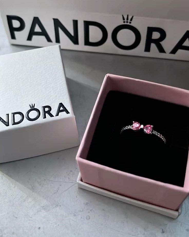 Pink Bow Ring