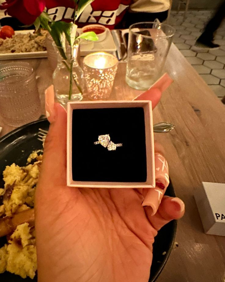 Double Hearts Ring