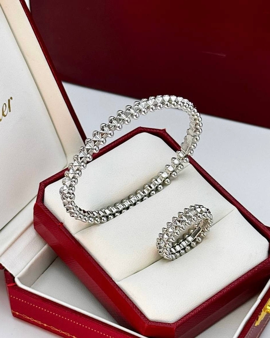 S925 Eternity Nail Heads Bracelet