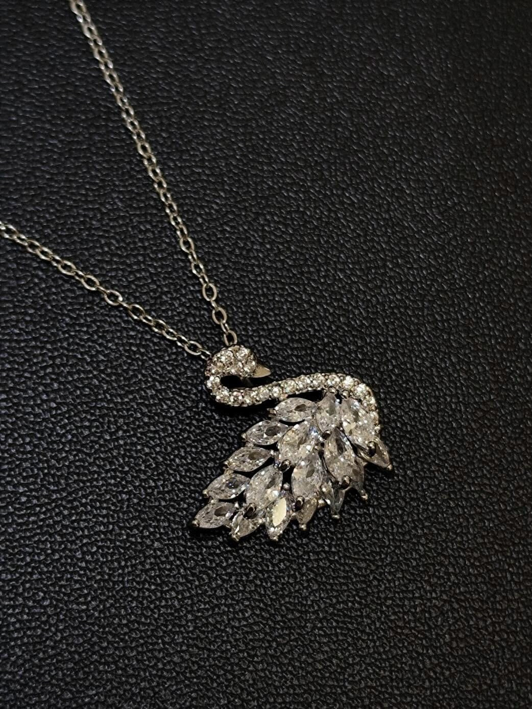Silver Lake Swan Pendant
