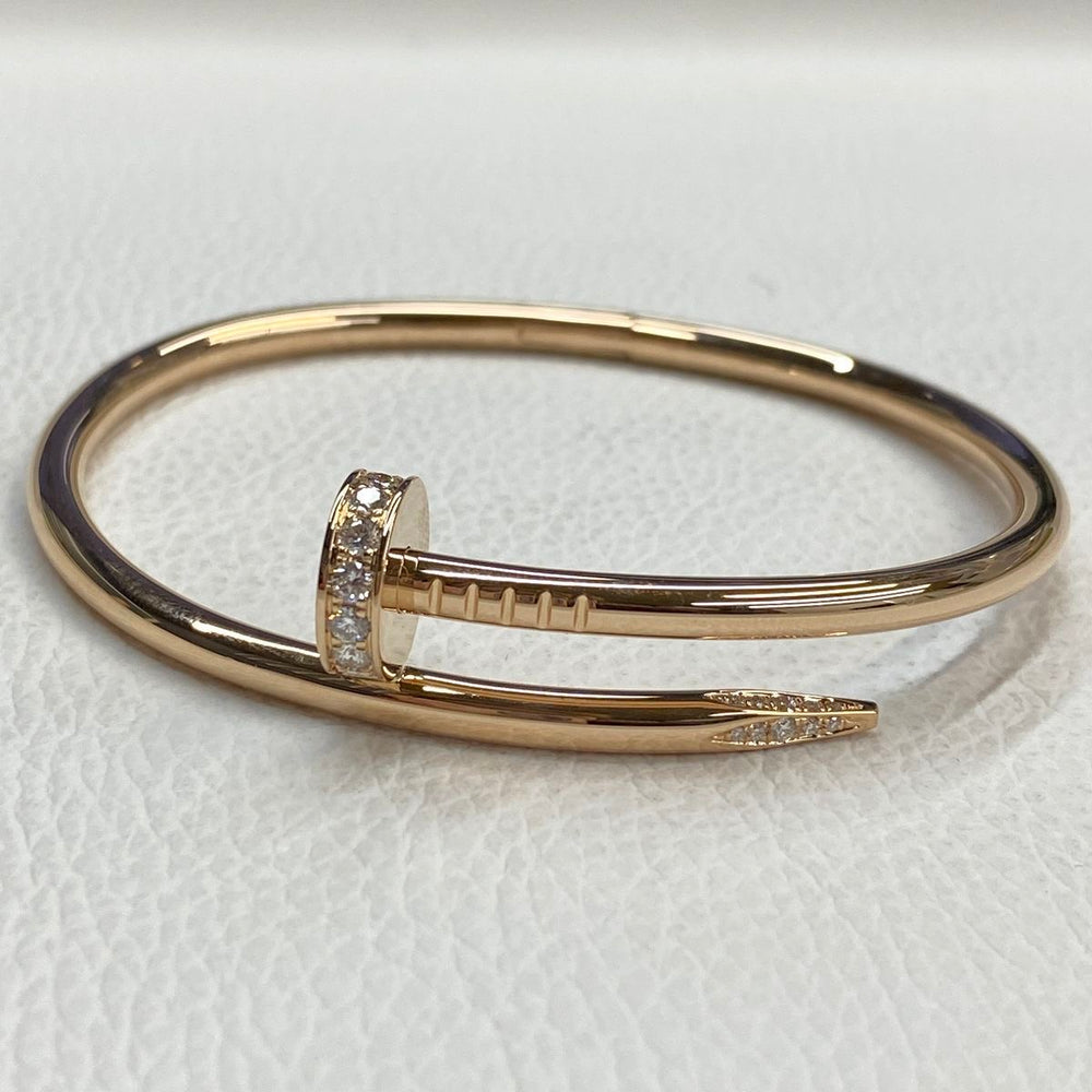 Silver Nail Head Bracelet