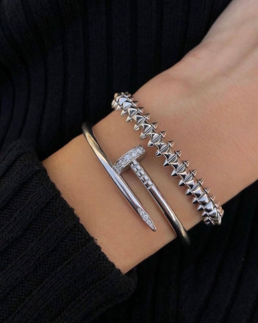 S925 Eternity Nail Heads Bracelet