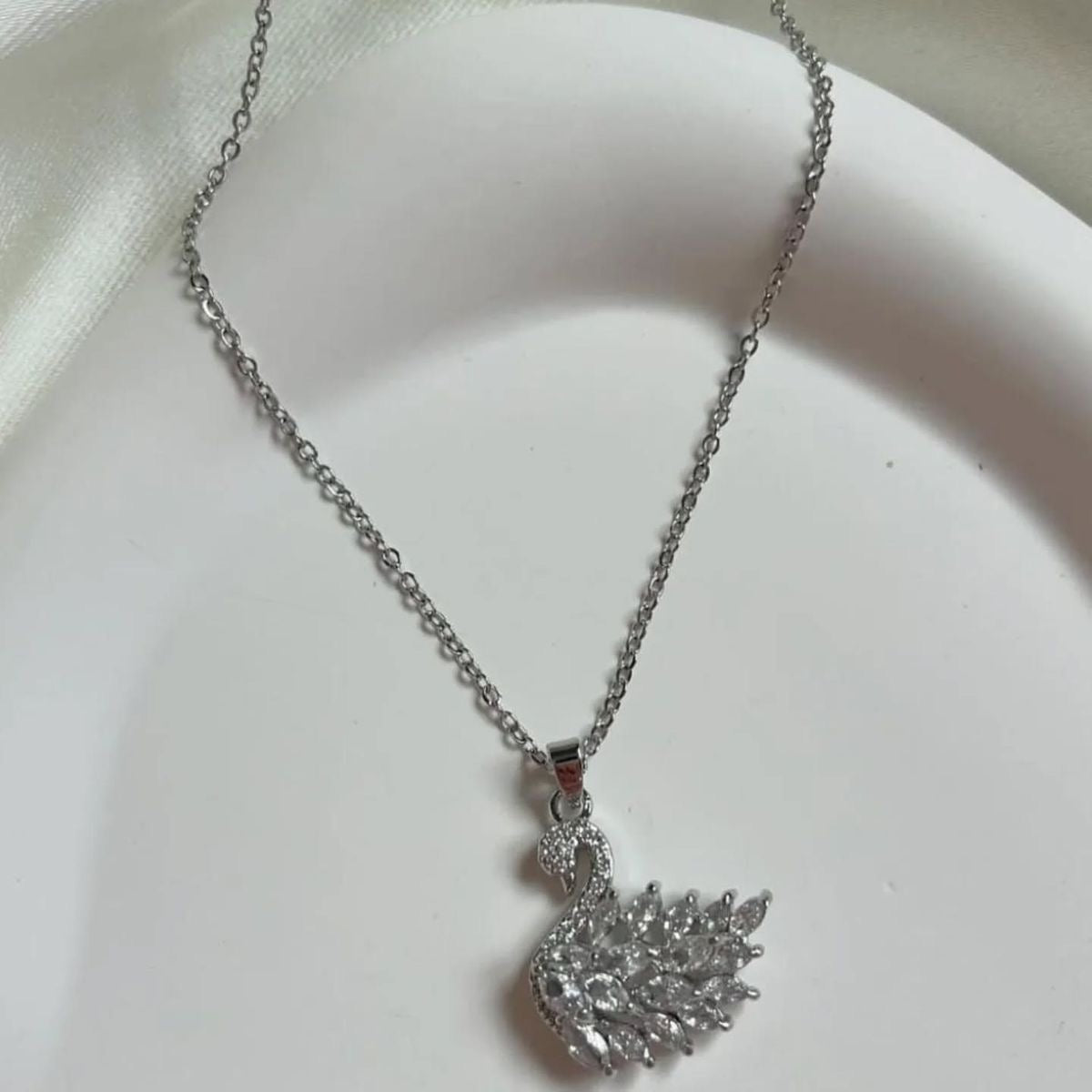 Silver Lake Swan Pendant