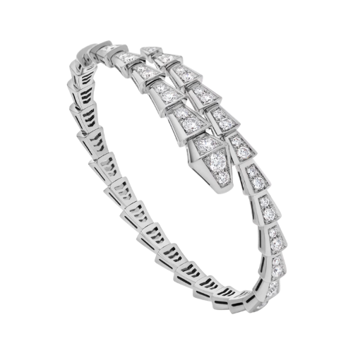 Silver Serpent Bracelet -Single-
