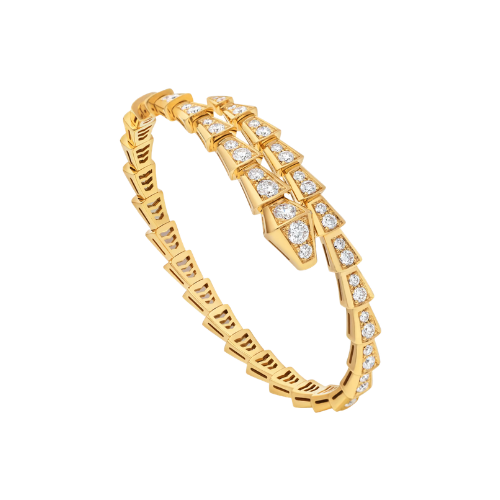 Gold Serpent Bracelet -Single-