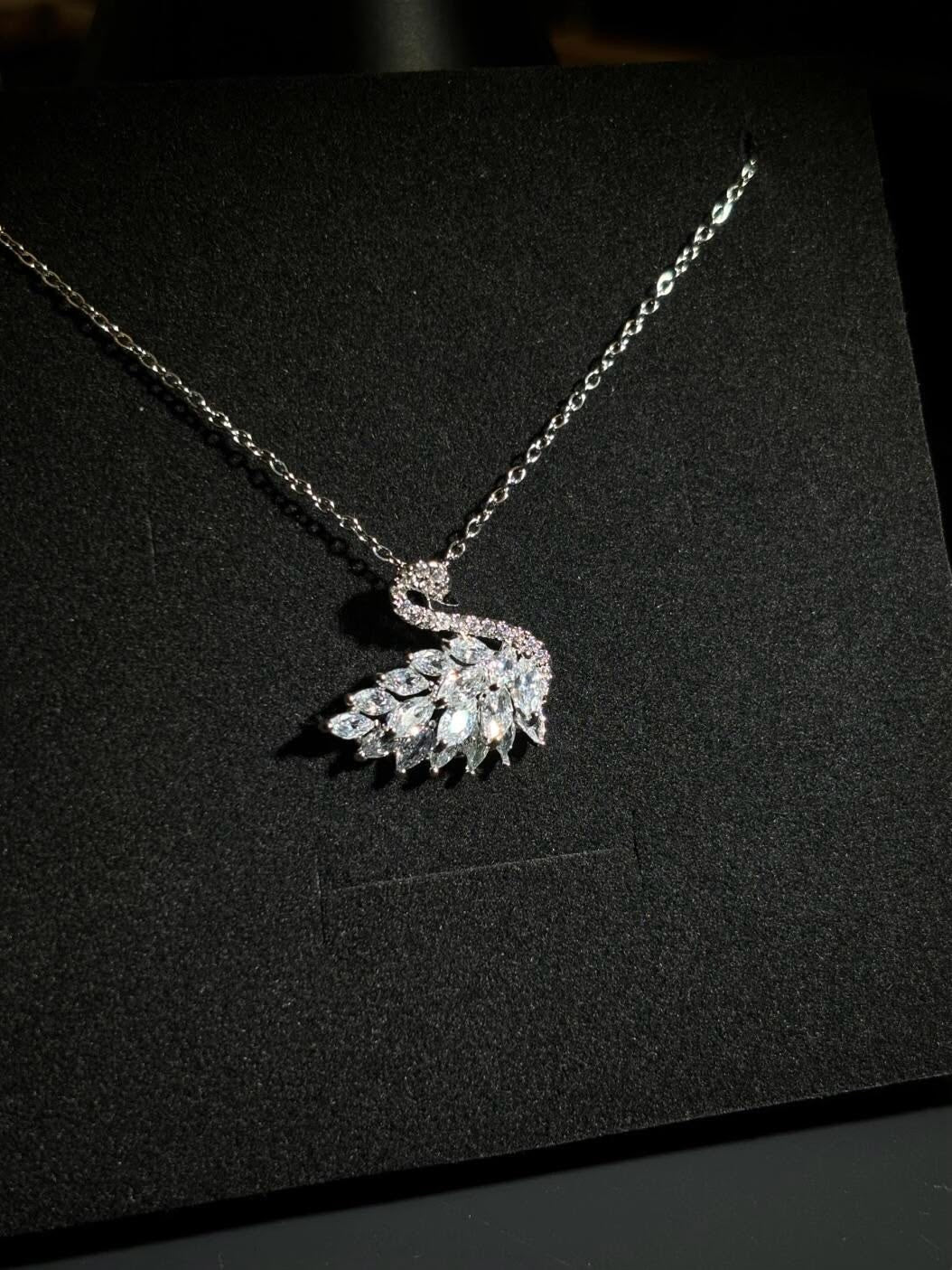 Silver Lake Swan Pendant
