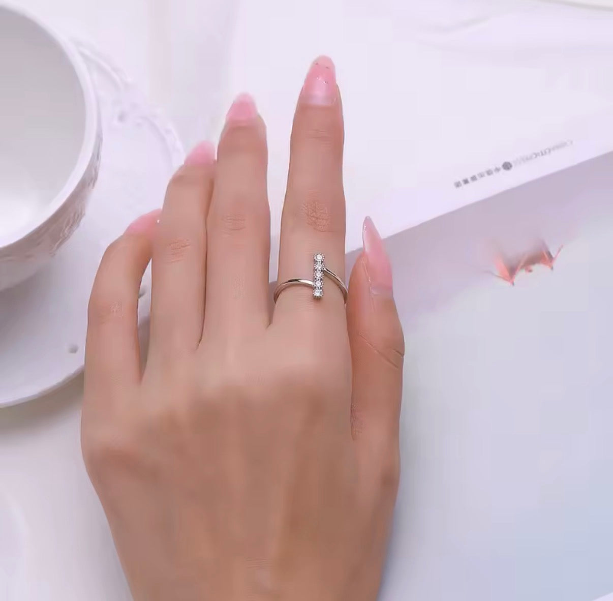 S925 Five Rounds Ring