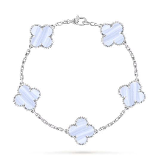 Clover Bracelet Chalcedony