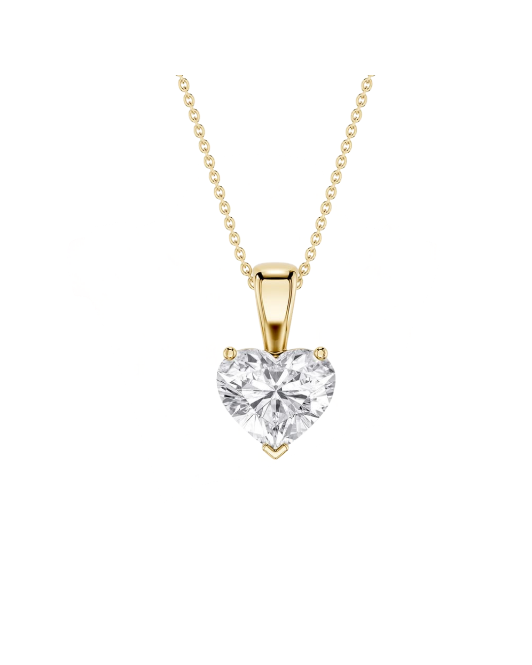 Heart Moissanite Pendant