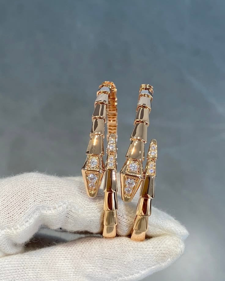 Snake Zircon Bracelet