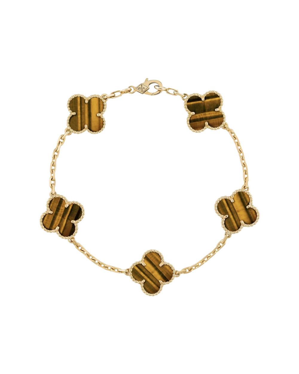 Clover Grey X leopard Print Bracelet