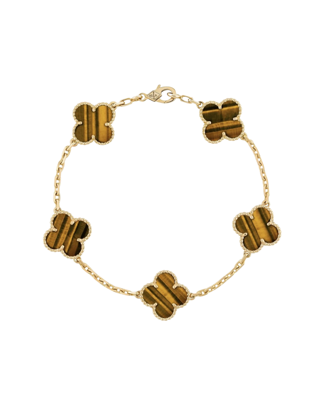 Clover Grey X leopard Print Bracelet