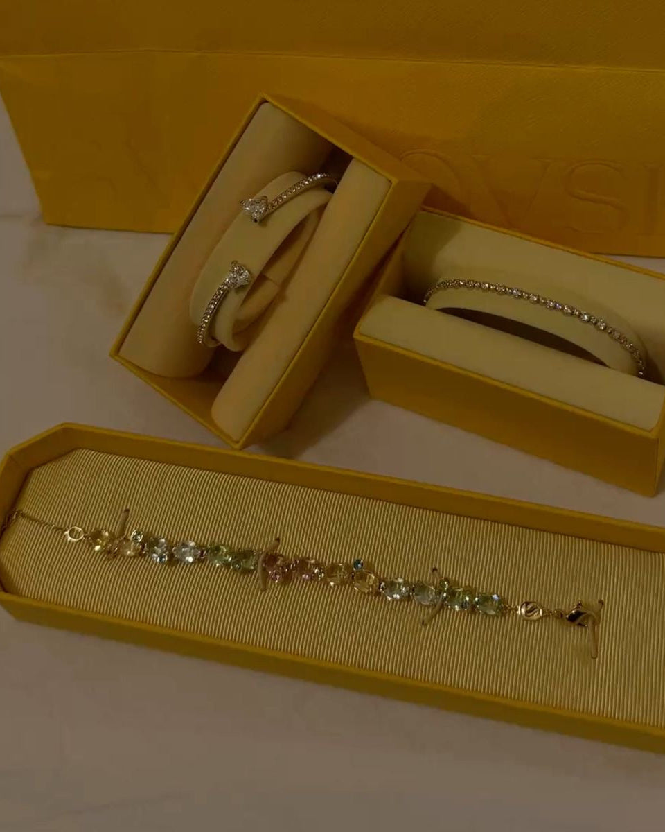 צמיד אובאלי צבעוני