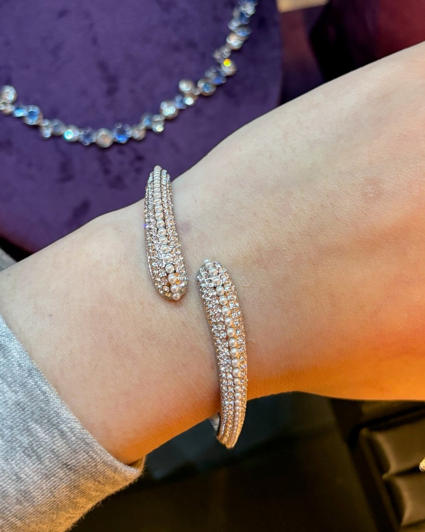 Crystal Snake Bracelet