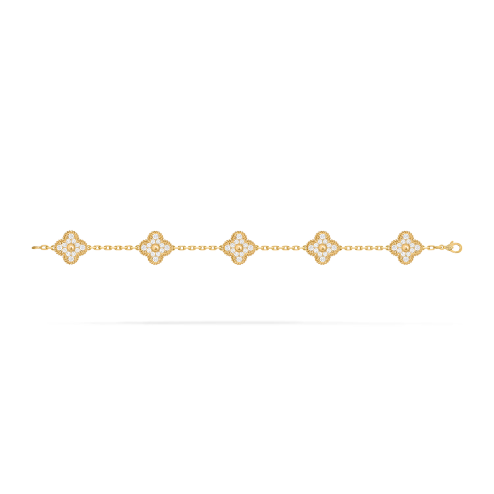 Clover Bracelet Full Zircon
