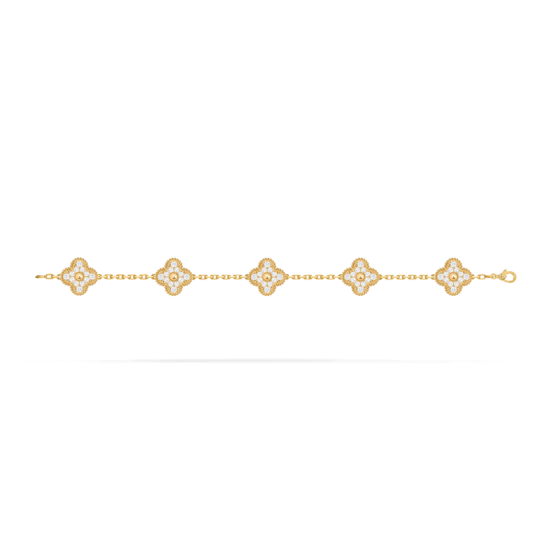 Clover Bracelet Full Zircon