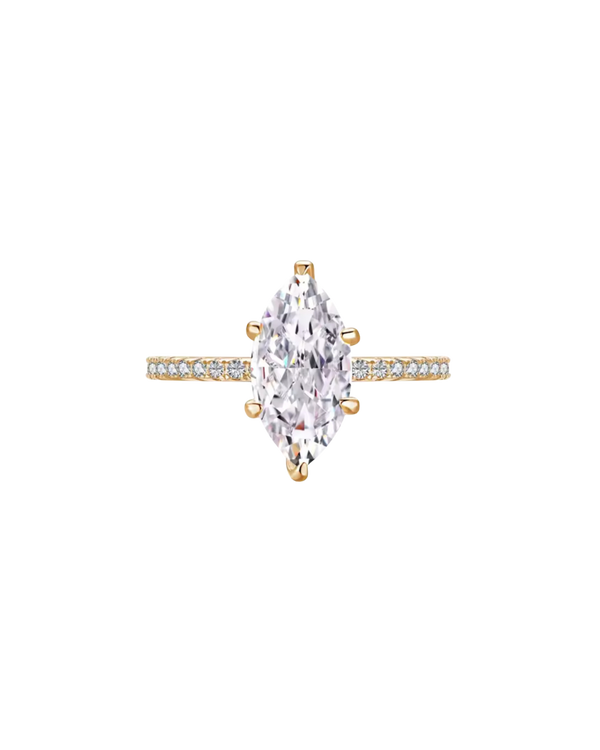 Marquiz Cut Moissanite Ring
