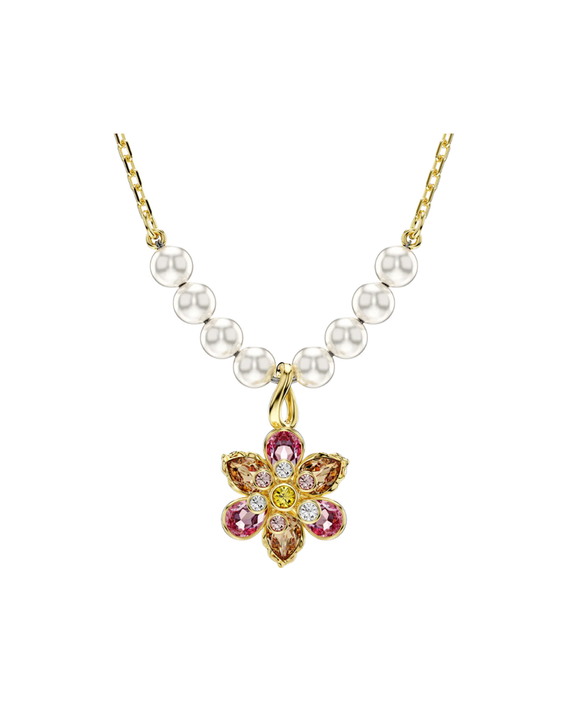 'Floria' Pearls Flower Necklace