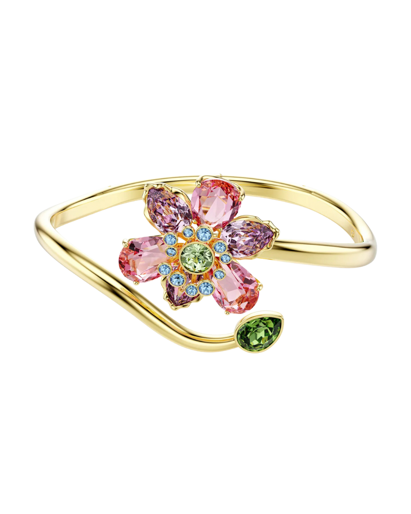 'Floria' Flower Bangle Bracelet