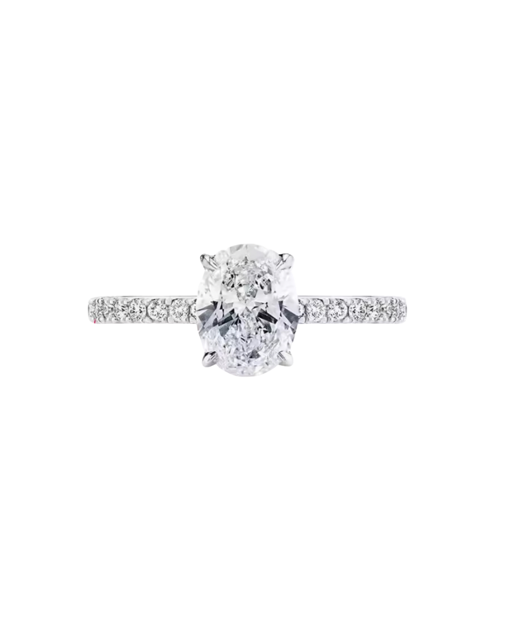 Moissanite Classic Oval Ring