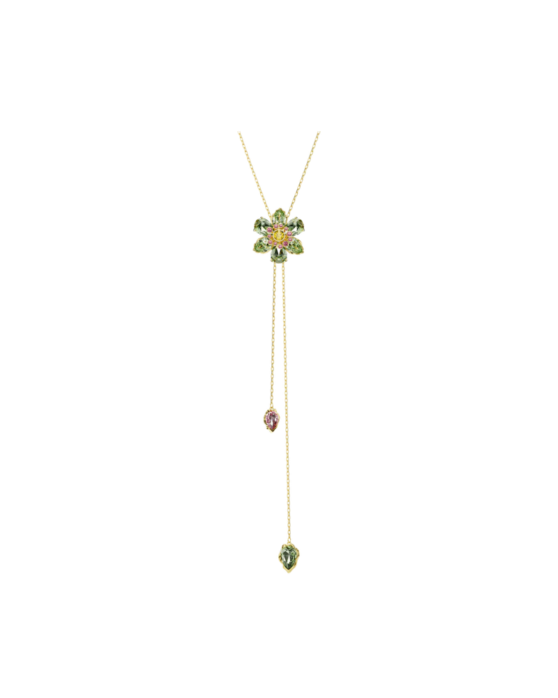 'Floria' Green Flower Necklace