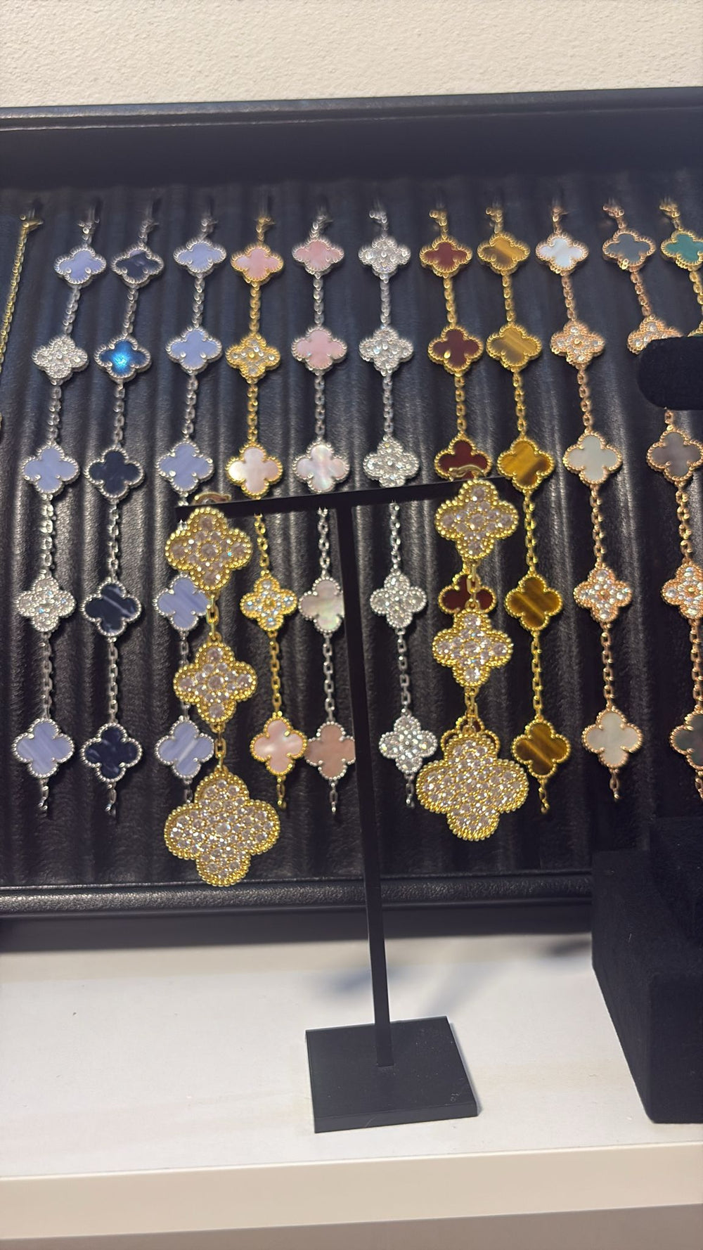 Clover Earrings 3 Motifs Drop