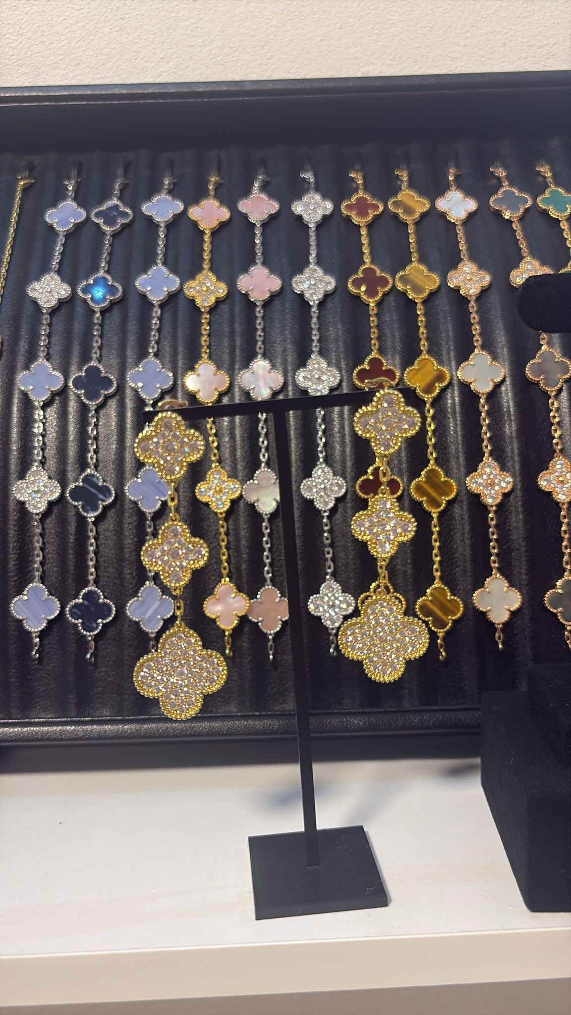 Clover Earrings 3 Motifs Drop