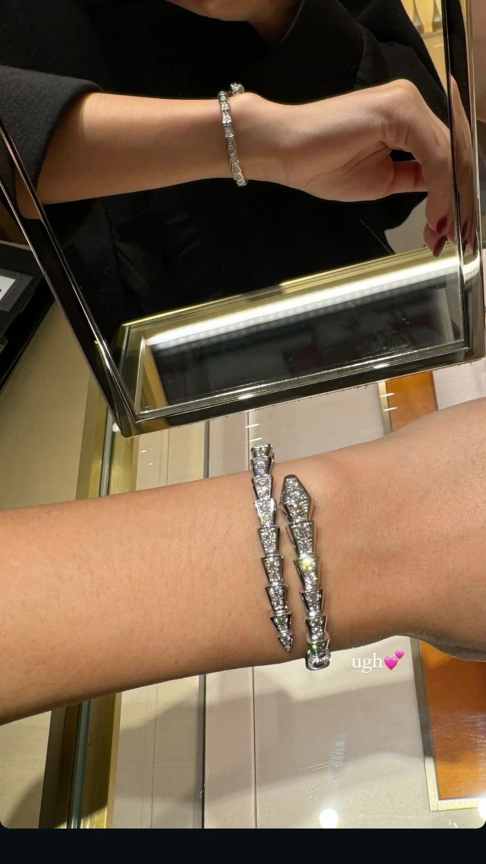 Silver Serpent Bracelet -Single-
