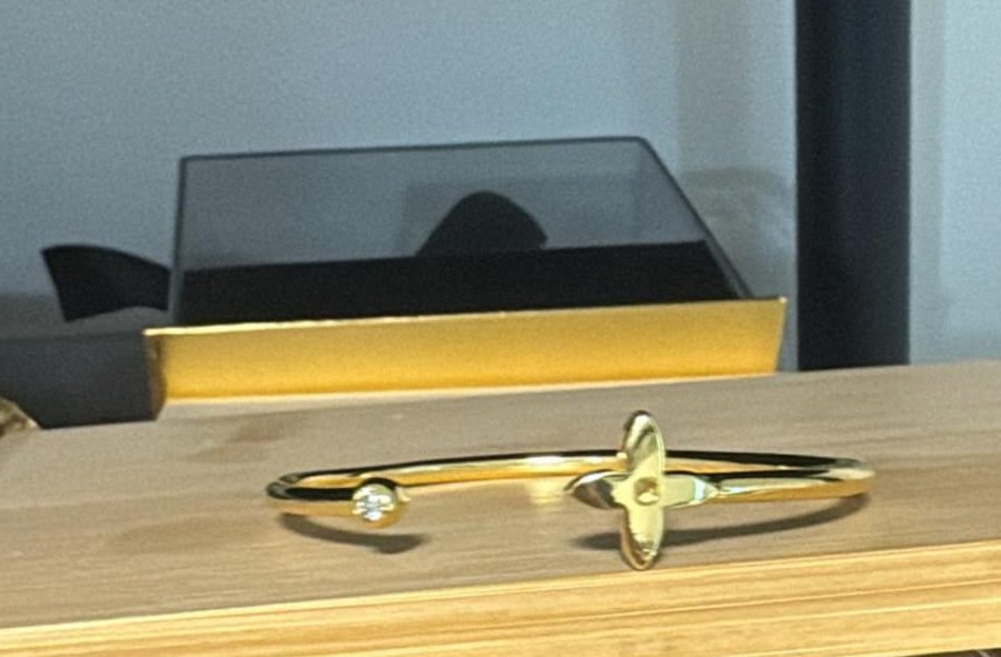 Open Lucky Charm Bangle