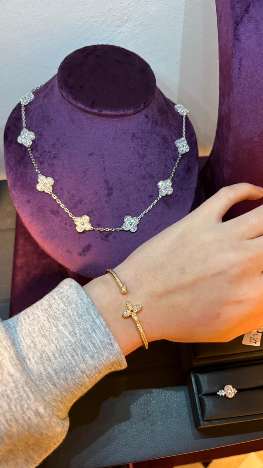 Open Lucky Charm Bangle