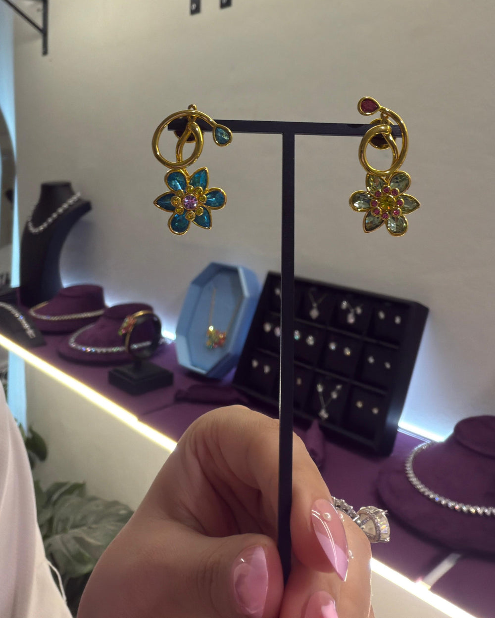 'Floria' Down Earrings