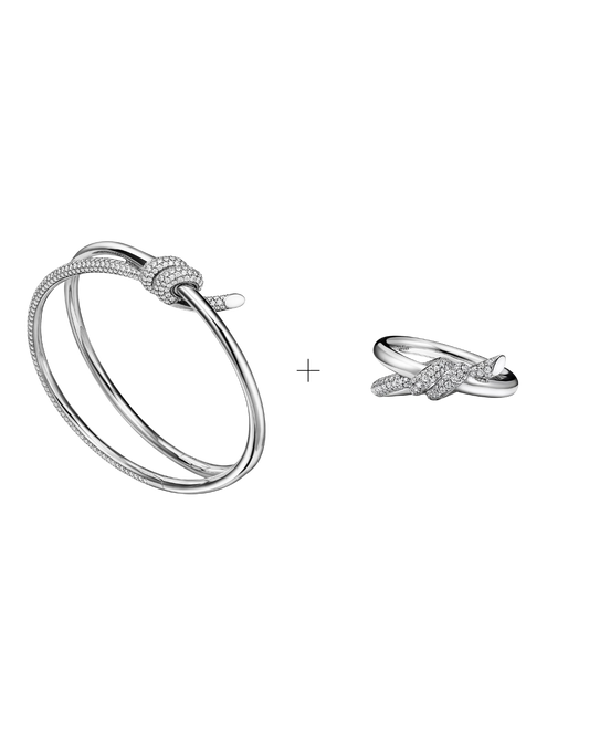 T&C "Knot" Silver Set