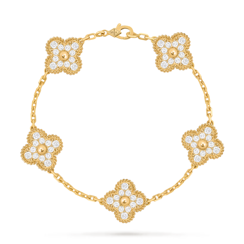 Clover Bracelet Full Zircon