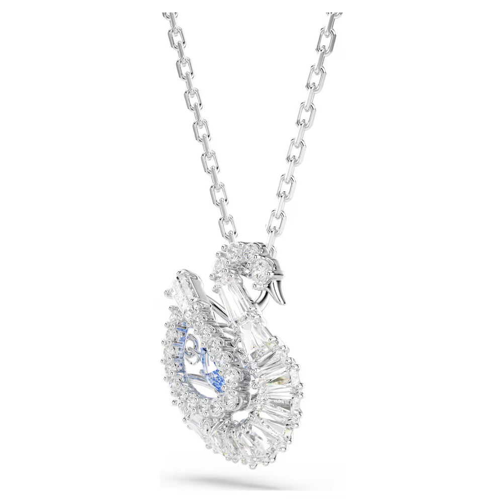 Silver x Blue Swan Necklace